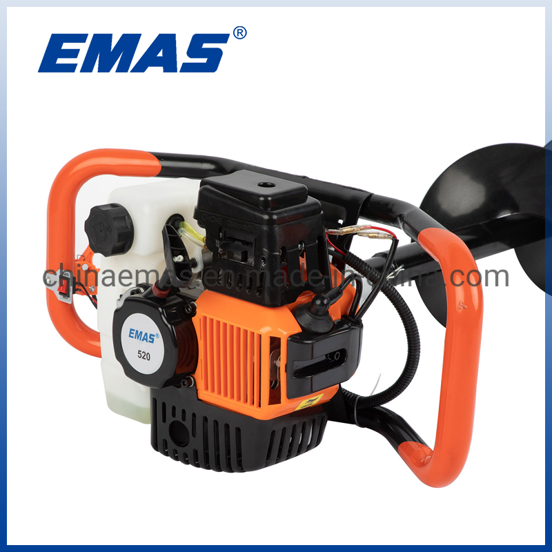 Emas Factory Price 43cc/52cc Earth Auger Drill for Agricultuer Use