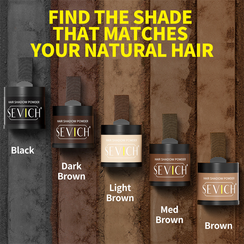 Sevich Hairline Powder Custom 10g Waterproof Long Lasting Hair Concealer Fiber Powder