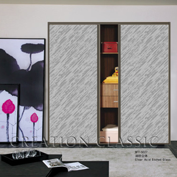 4-12mm Tempered Frosted Decorative Glass for Window /Building