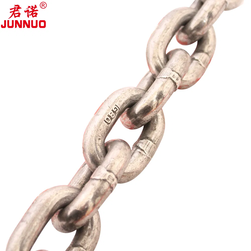 Black Color Alloy Steel 7mm 7.1mm G80 Lifting Hoist Link Chain
