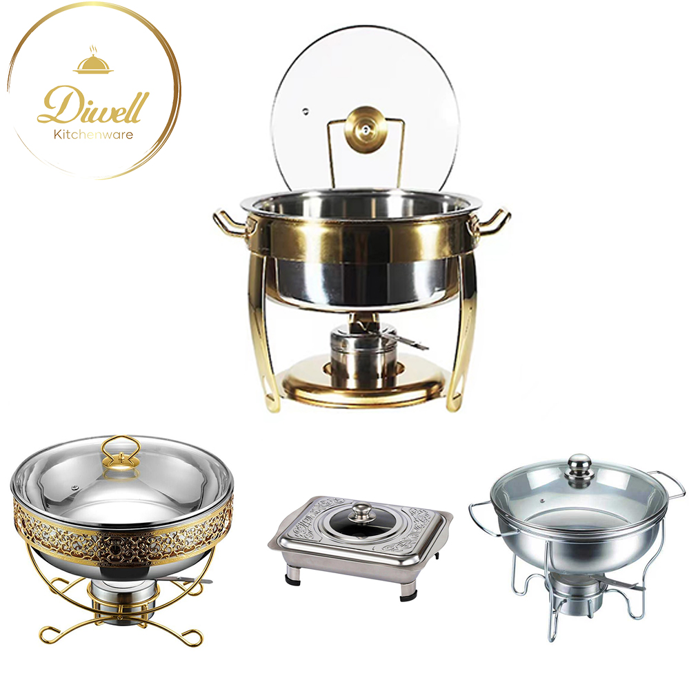 Rectangular Stainless Steel Buffet Stove Food Display Warmer