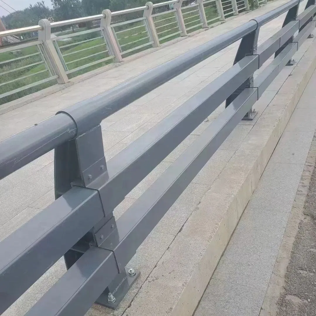 Factory Modularization Carbon Steel Road, Highway and Bridge Landscape Safety Anti-Collision Guardrail Fence