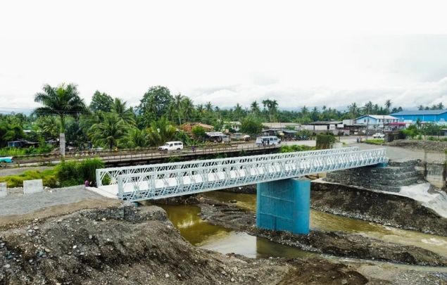 En 1993, Aisc, ASTM, BS, AS/NZS C Channel Prefabricated Steel Structure Bridge