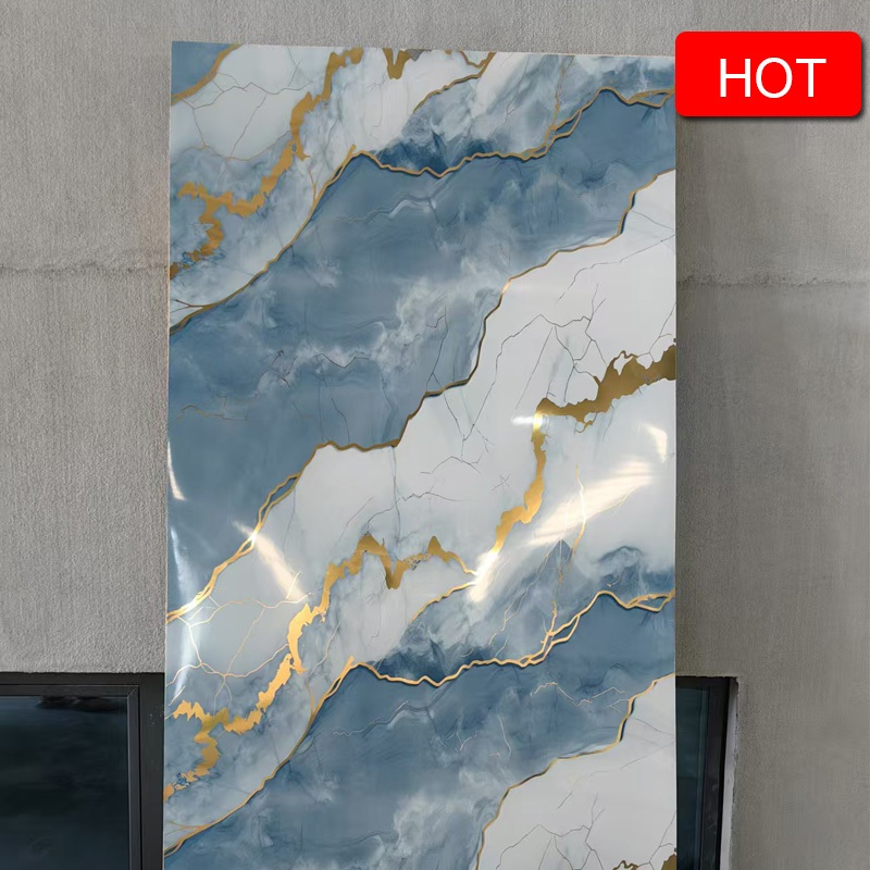 Marble Wood Grain 3D Color Wall Panel for Entertainment