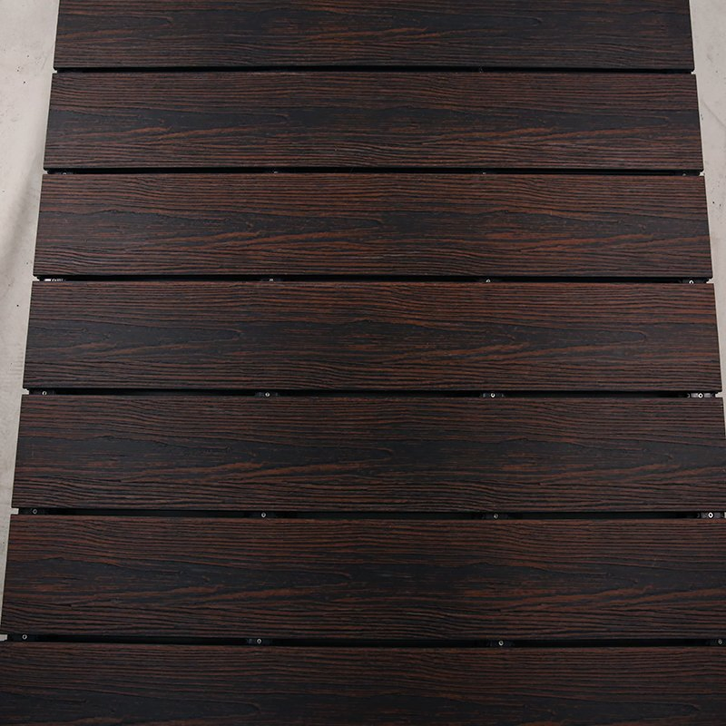 Waterproof Outdoor WPC Wood Plastic Composite Decking for Backyard Decoration