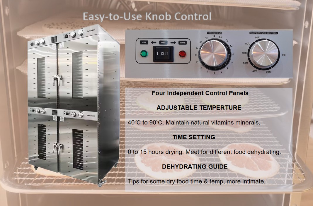 Low MOQ 88trays Stainless Steel Fruit Vegetable Dryer Commercial Food Dehydrator
