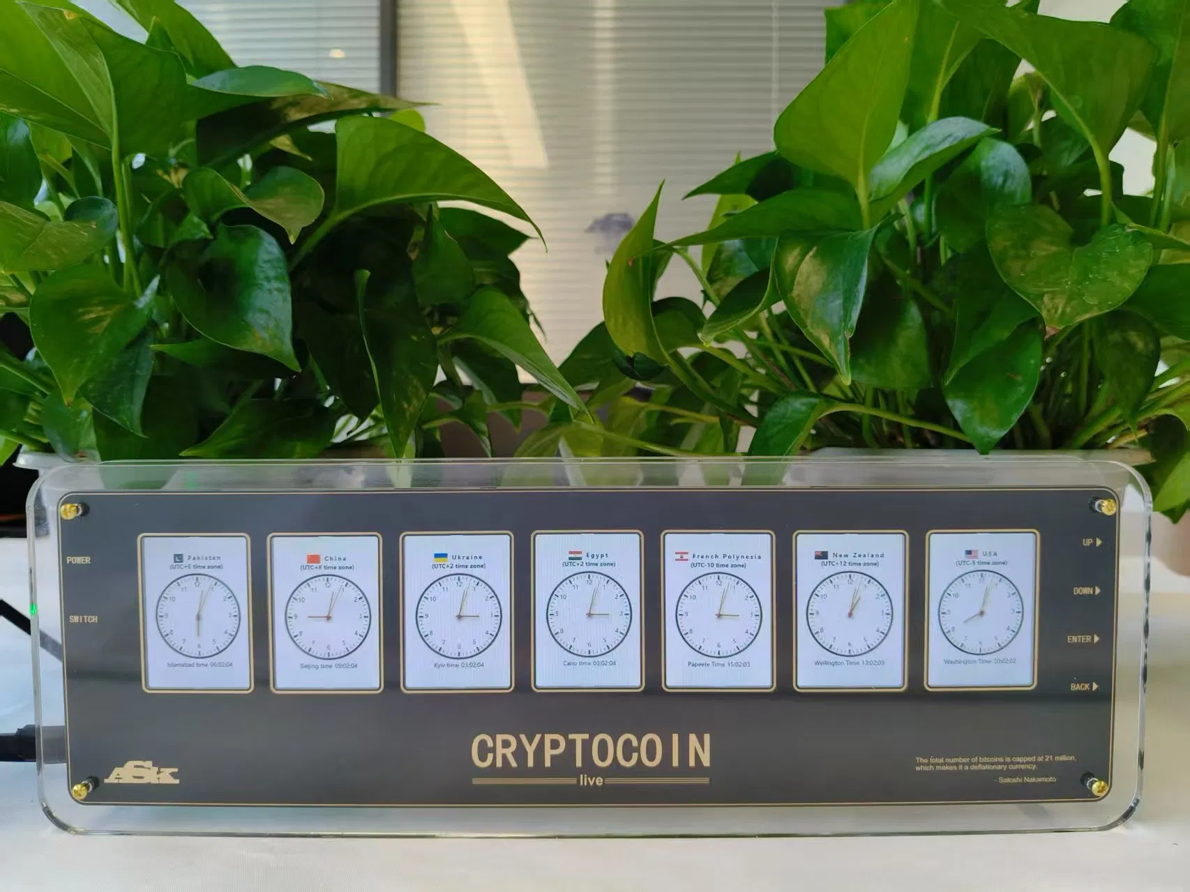 Xxx Video Customized Cryptocurrency Desk TFT Display Bitcoin Data Refreshed Every Minute Real-Time Display Machine Mini PC Monitor