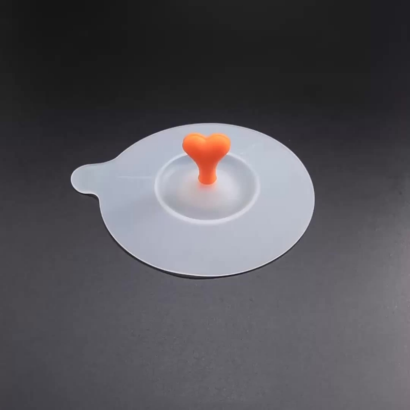 Factory Custom Suction Airtight Sealed Reusable Coffee Drink Small Silicone Cup Lid