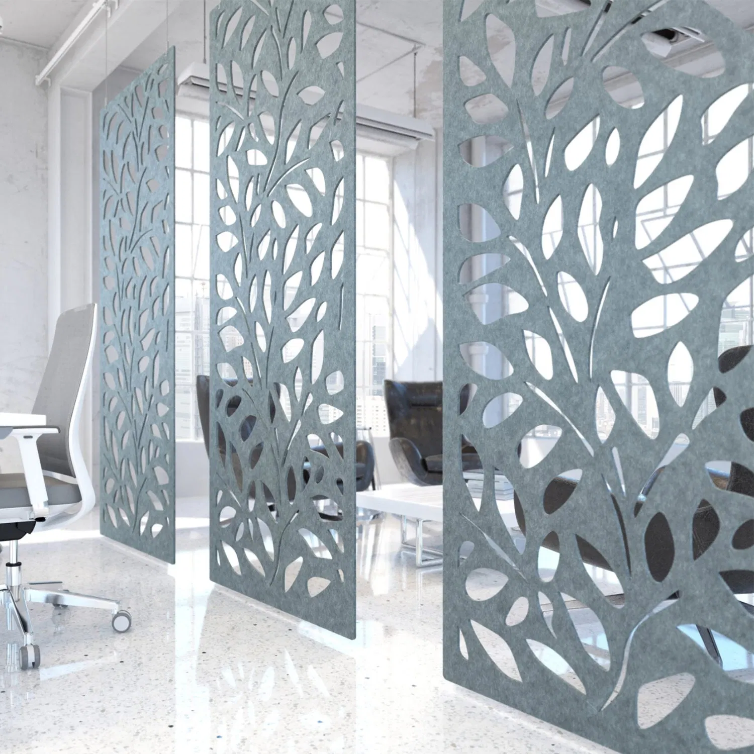 Factory Supply 3D Wallpaper Prefab Houses Hexagon Polyester Fiber Absorber Decorative Acoustic Wall Panels