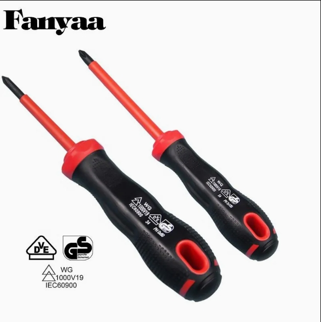 Versatile Insulated Screwdriver VDE GS Certified for Electric Use