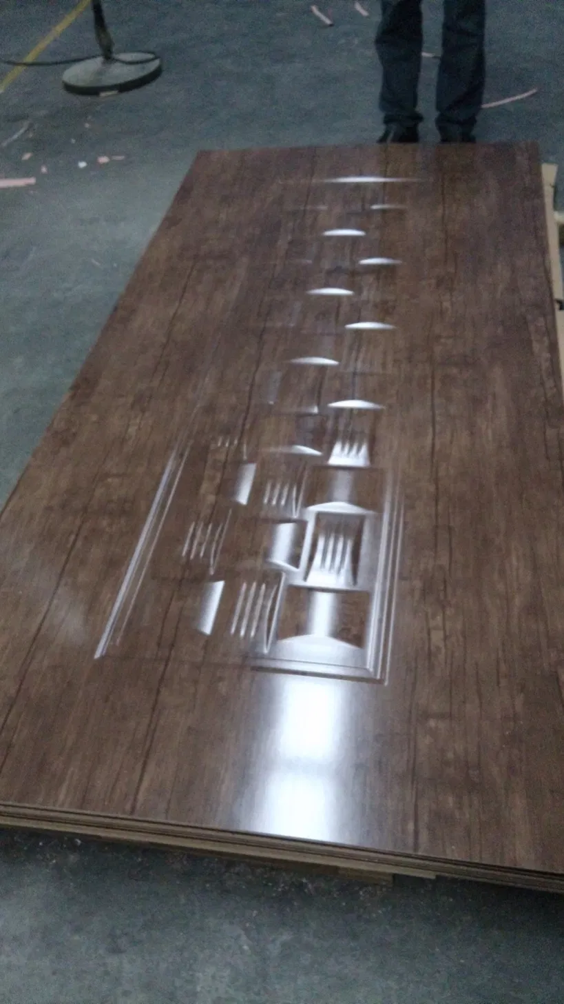 High Quality Melamine Mould HDF Door Skin for Interior Wood Door