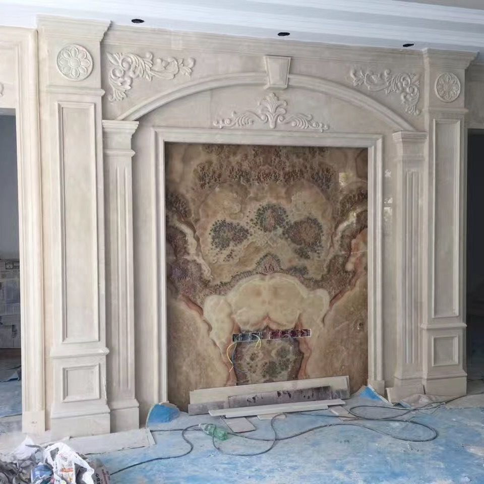 Customized Size Polished Marble Stone Floor Tile Water-Jet Medallion Design for Wall/Floor