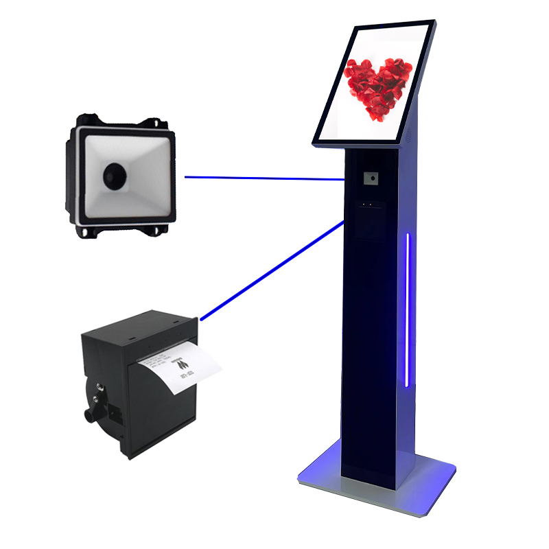 Touch Screen Self Service Kiosk All in One Self Service Bank Kiosk