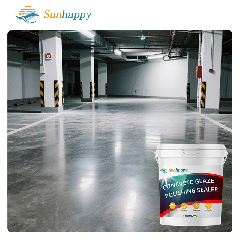 High-Solids Nano-Enhanced Cement Floor Brightener High Efficiency Quality Solvent-Free Concrete Glaze Polishing Sealer
