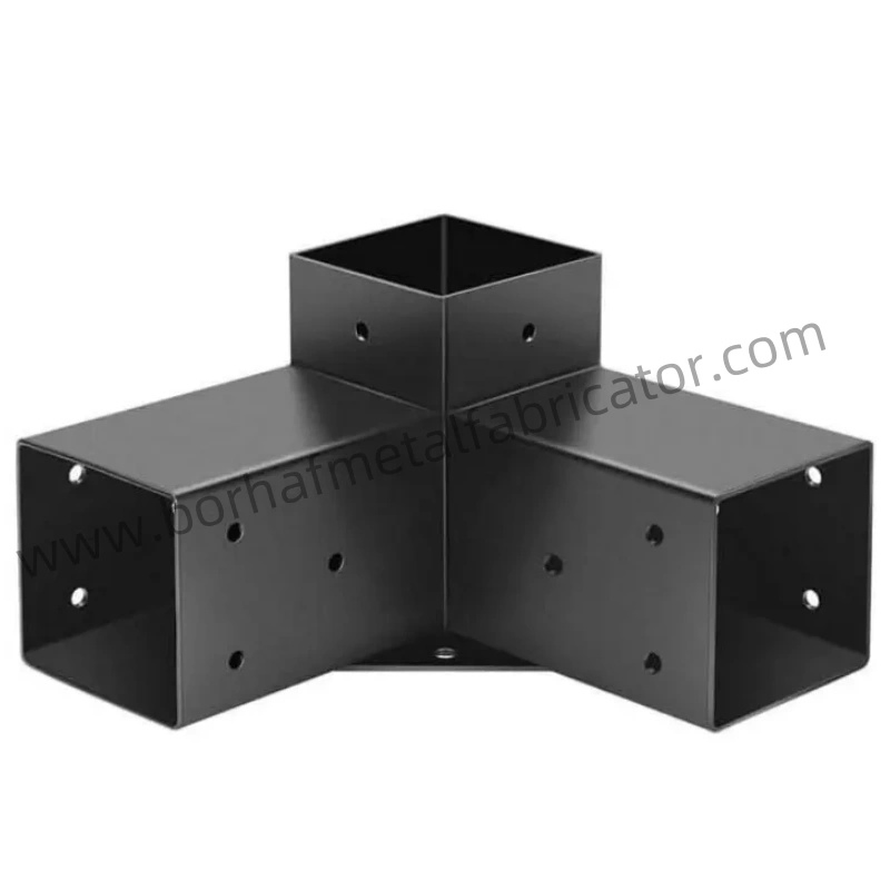 3-Way Right Angle Corner Bracket 4X4 Pergola Brackets Base Kit