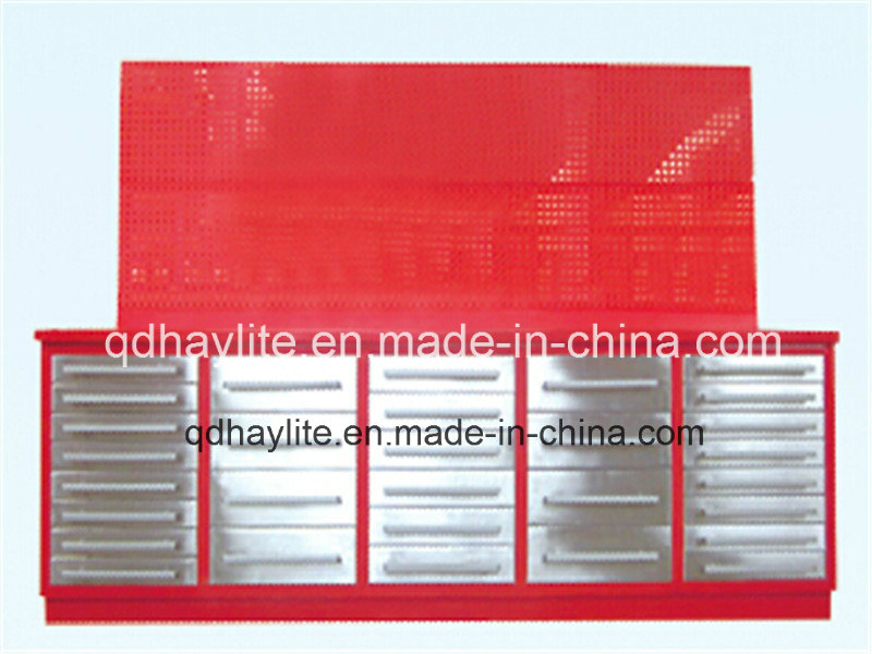 Workbench Steel Tool Cabinet Tool Box with Peg Board