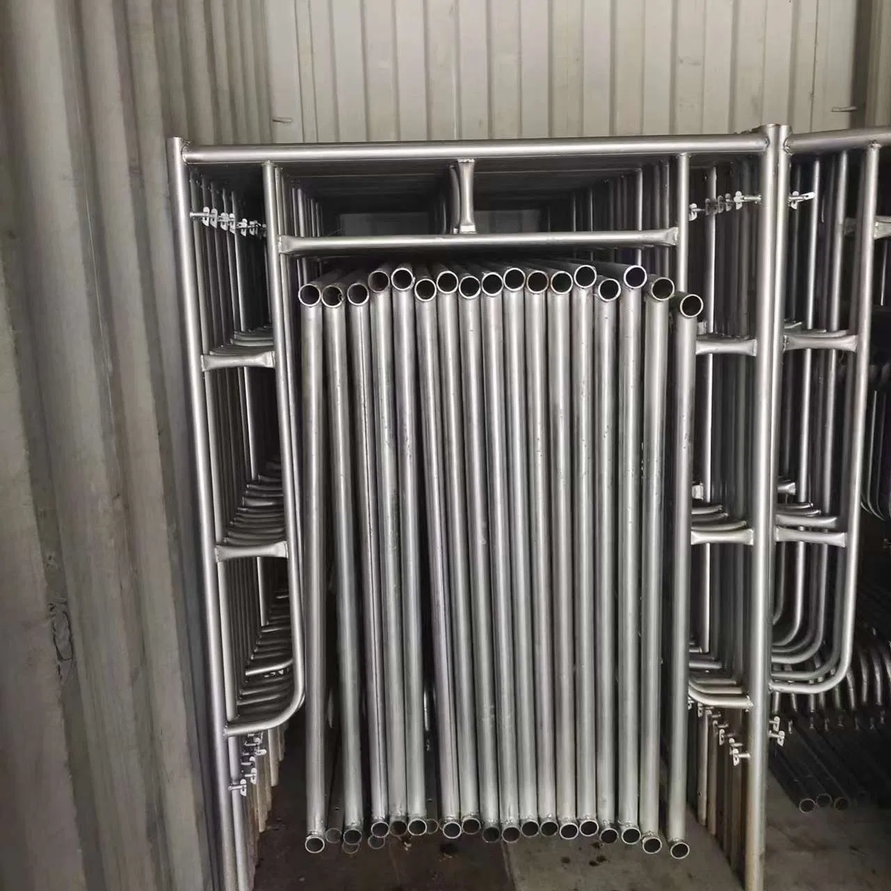 Mason Frame Scaffold Set Iron Steel Frame Construction Mobile Q235 Q345 Walkthru Frame Catwalk