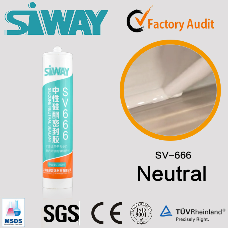 100% Silicone Sealant for Metal Door and Window
