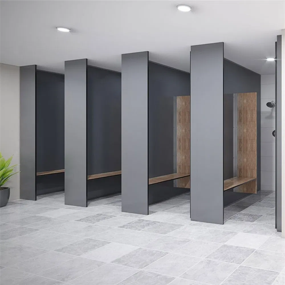 Factory Sale Full Height Phenolic Board Hotels HPL Panel Toilet Cubicle Partition Board