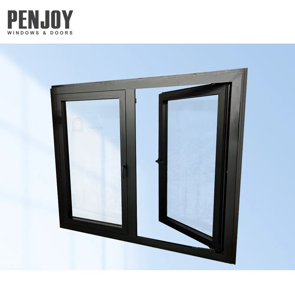 Aluminum Double Pane Windows Outward Swing Window Aluminum for House