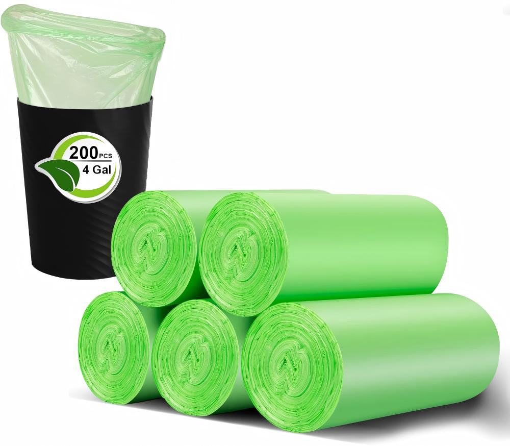 Eco-Friendly Family-Sized Compostable Trash Bags for Easy Disposal