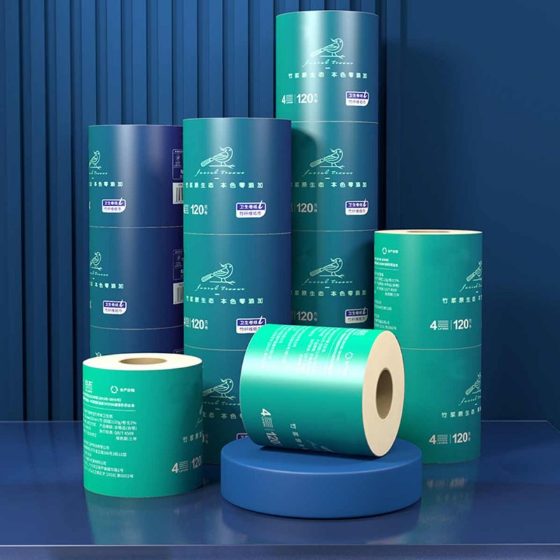 Factory Direct Wholesale 3ply Bamboo Pulp Toilet Paper Custom Core Paper Roll