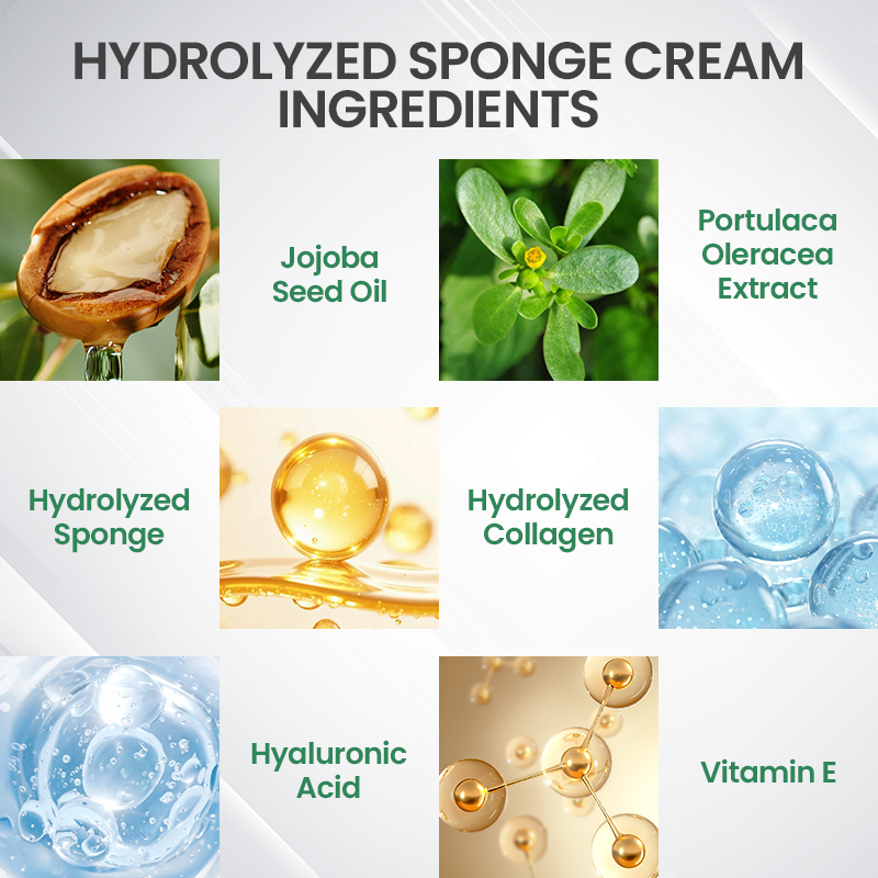 Ultimate Collagen Hyaluronic Acid Sponge Microneedle Cream for Smoother Firming