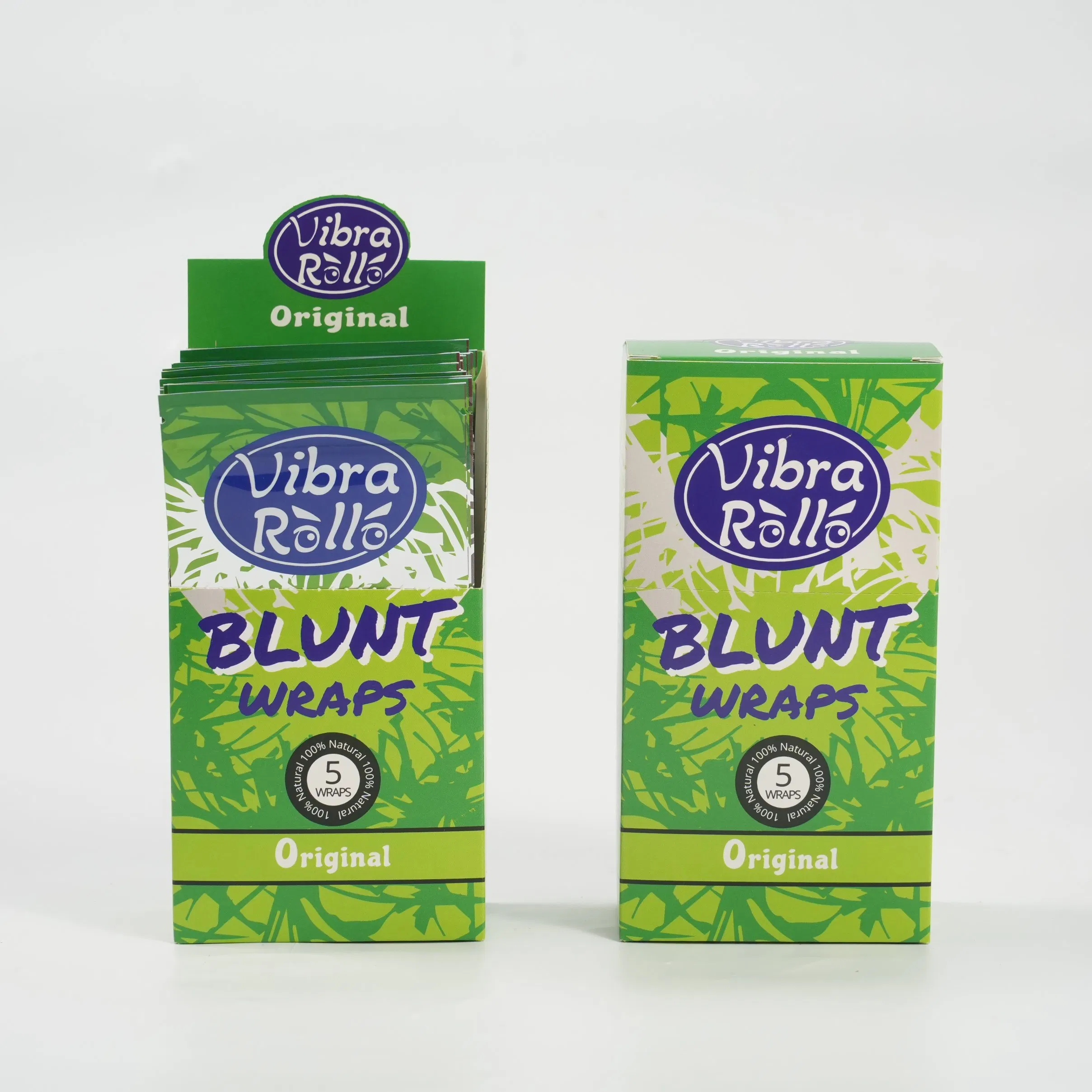 Natural Plant Cigar Paper Strawberry Flavor Flat Blunt Wraps