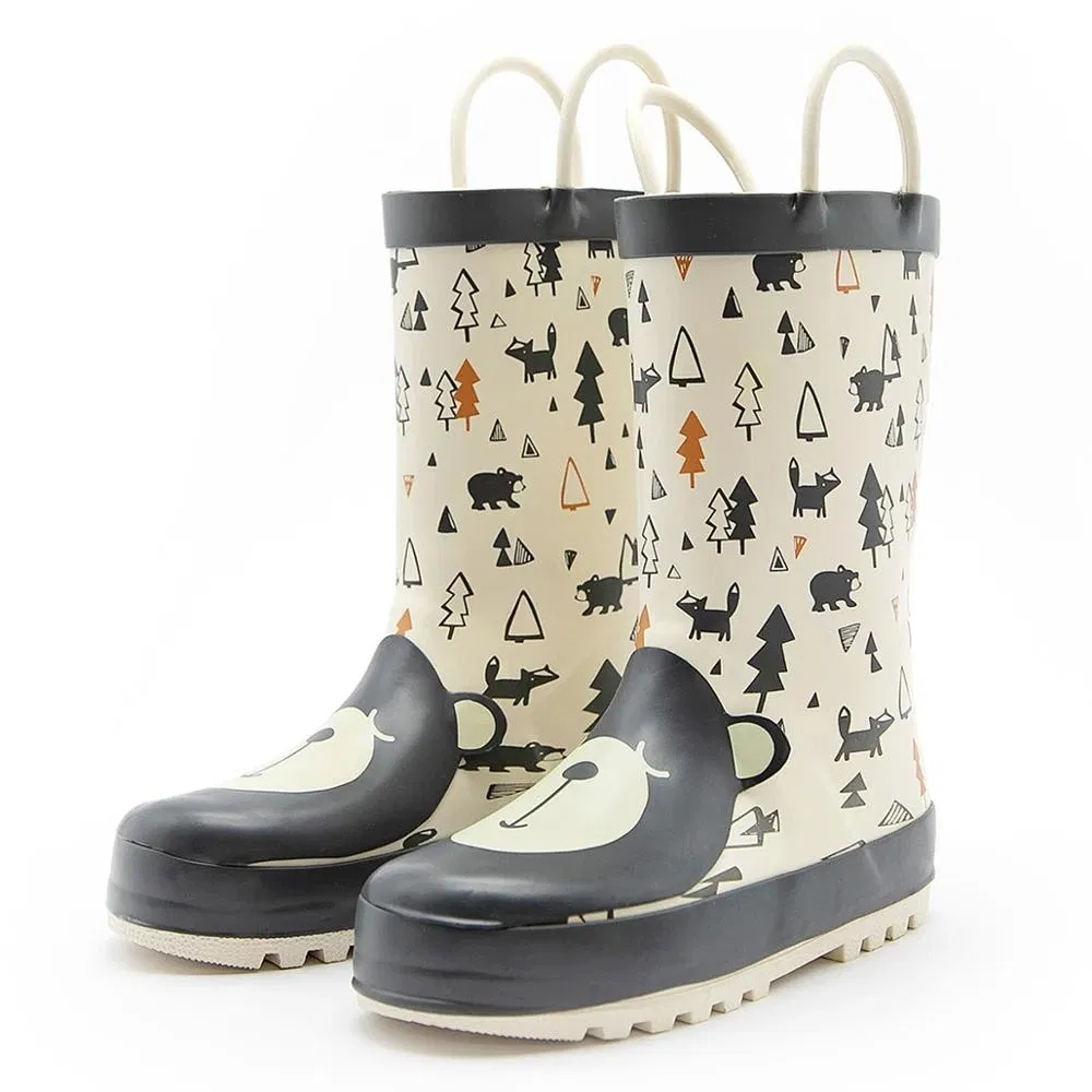 Wholesale Fashion Cute Kids Waterproof Rubber Rain Boots