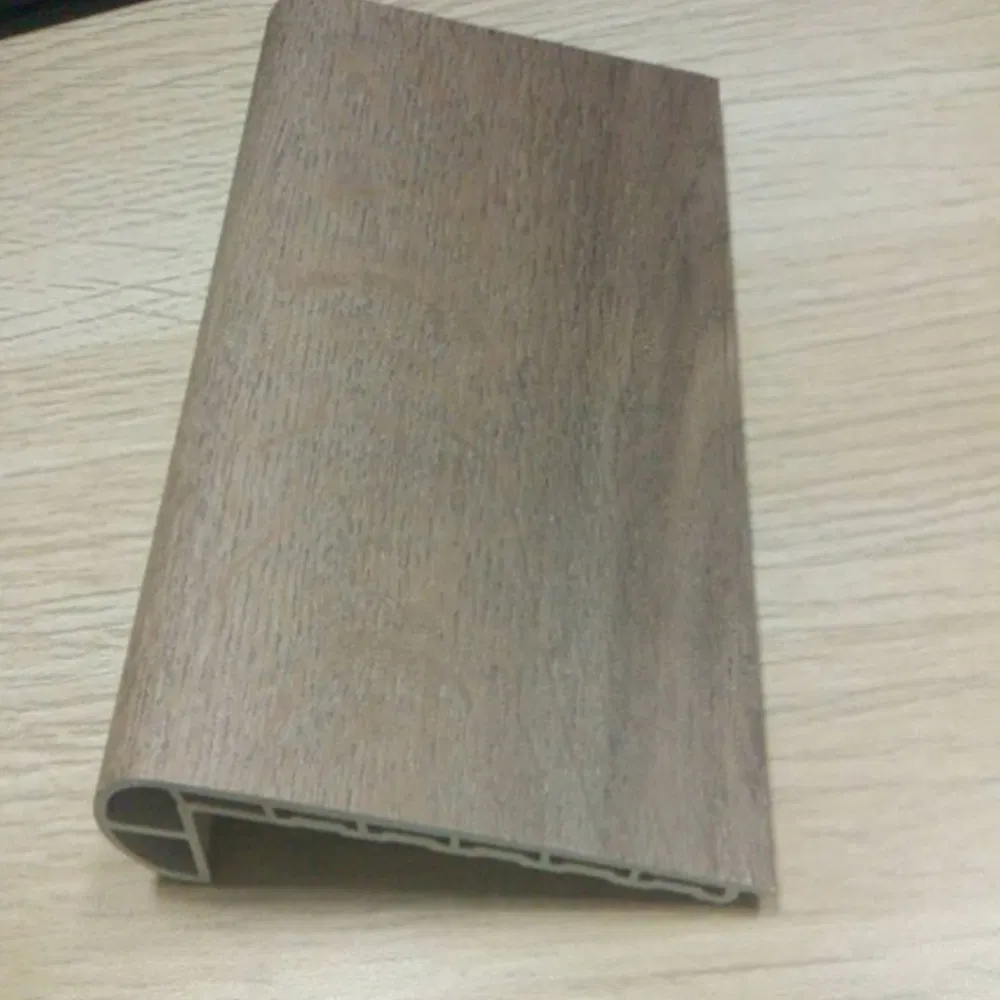China Spc/WPC/PVC/Floor Tile Trim Stair Board Stair Nosing Nose Tread