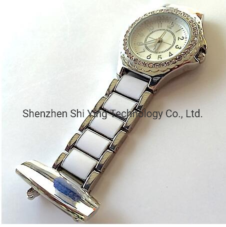 Custom Waterproof Fashion Medical Crystal Fob Nurse Watch with Japan Movement
