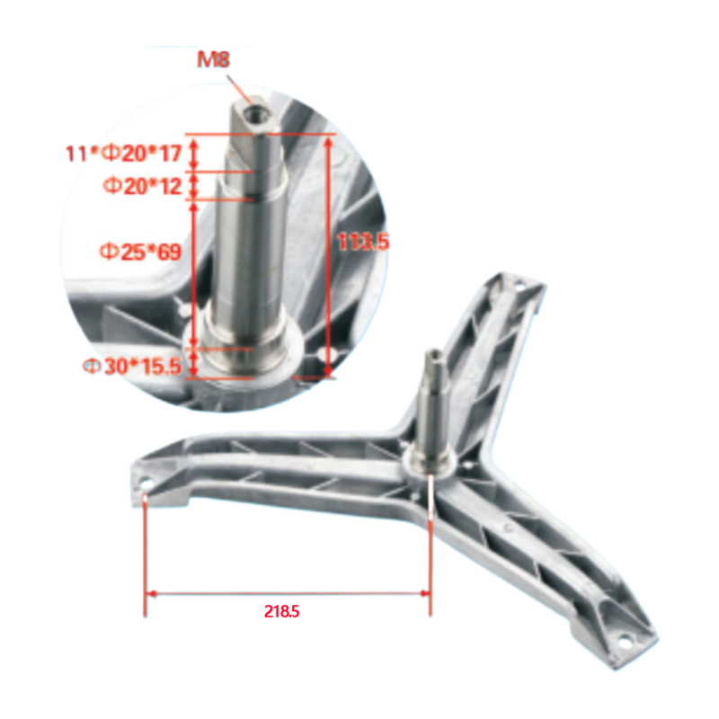 Washing Machine Spare Parts Tripod Steel Bracket Drum Shaft Washing Machine Shaft Spider