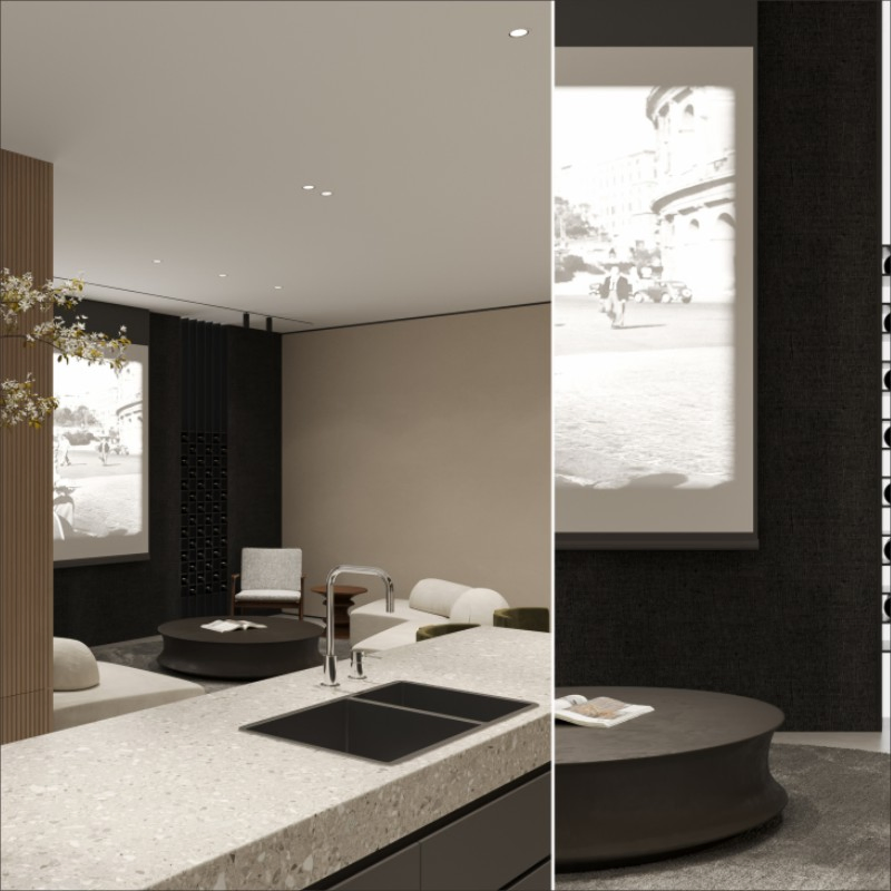 Гардеробная система Sleek Design из ПВХ и МДФ