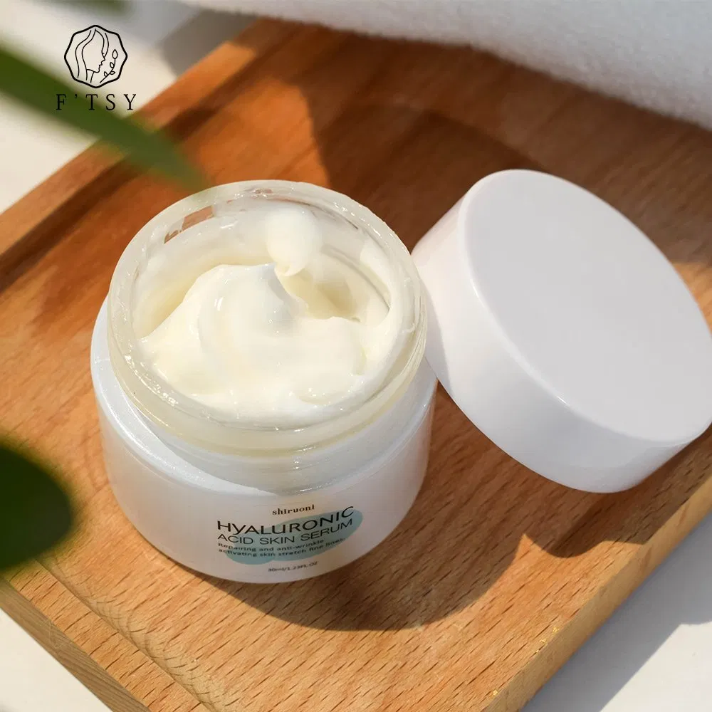 4 Pieces Hyaluronic Acid Cream/Serum/Cleanser/Toner Repairing Whitening Skin Care Set