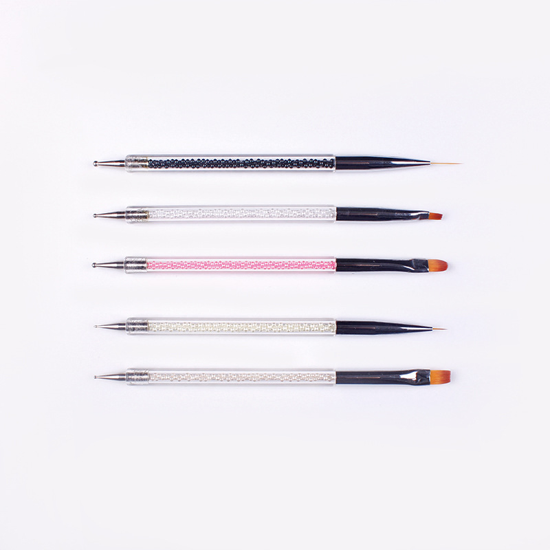 Factory Sell Needle Brush Combination Set Acrylic Nail Art Brush