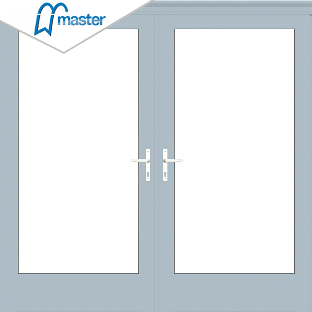 Simple Exterior Clear Glazed Window Swing Door