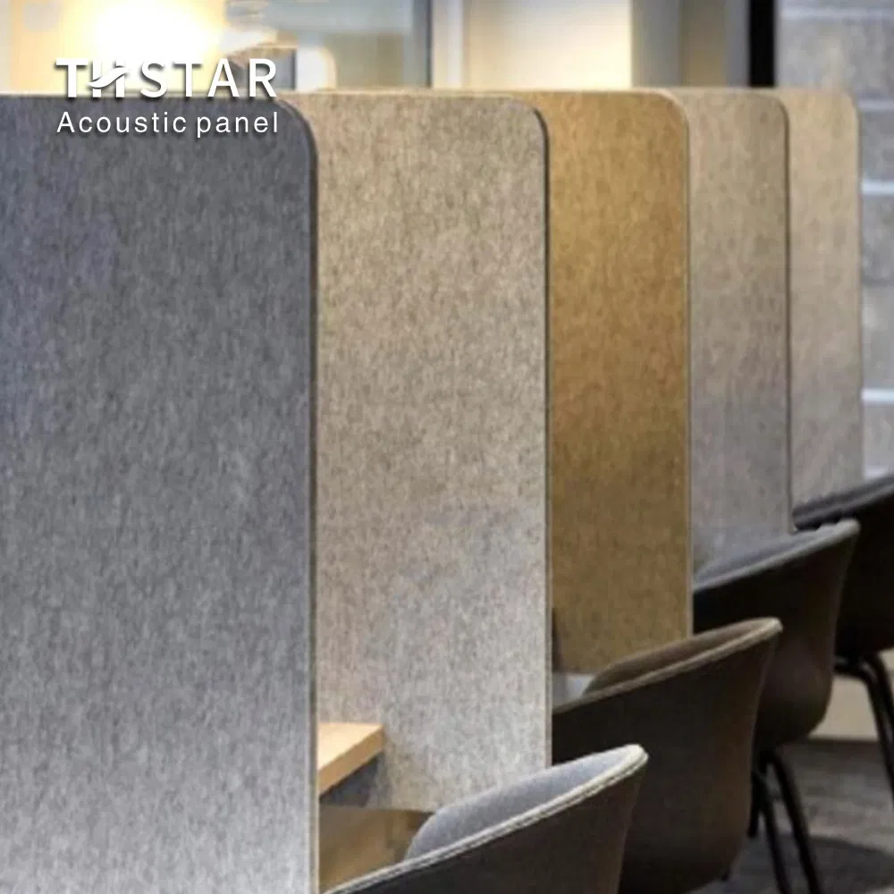 High Quality 9mm12mm20mm Irregular Color Short Strip Printing of Acoustic Printing Desk Screen Board