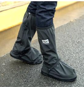 Waterproof Fashion PVC Man High Boot Shoe Cover with 40cm Height