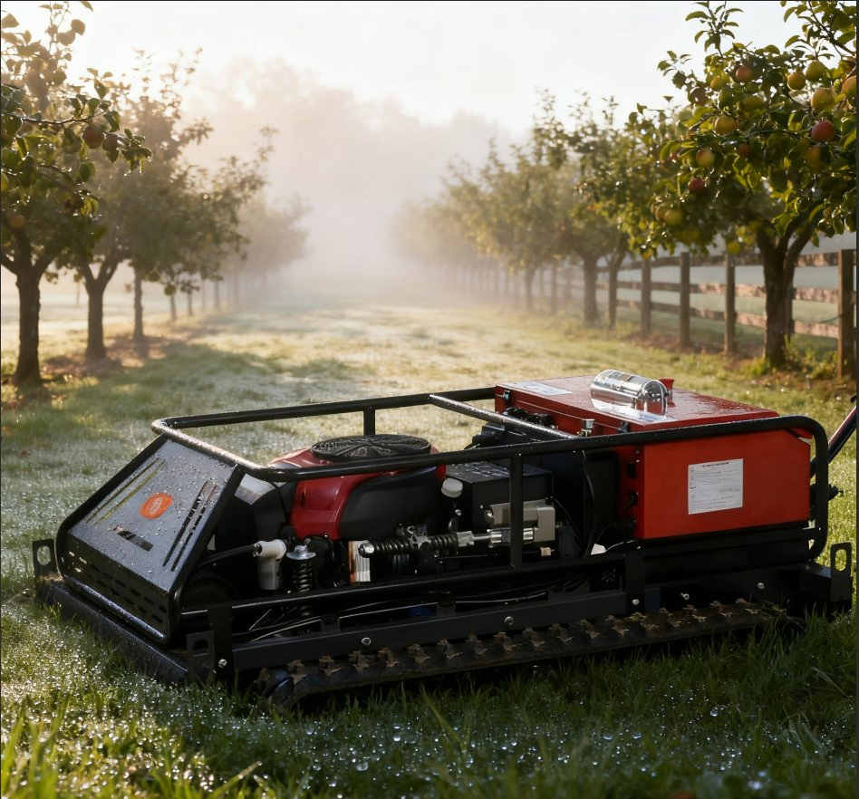 Remote Control Lawn Mower Robot Gasoline Diesel Crawler Self Propelled Automatic Slope Lawn Mower Machine for Sale