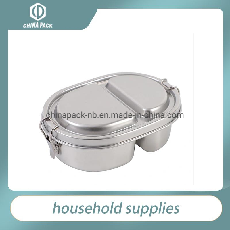 Stainless Steel Lunch Box with Lids Metal Food Storage Box Containers