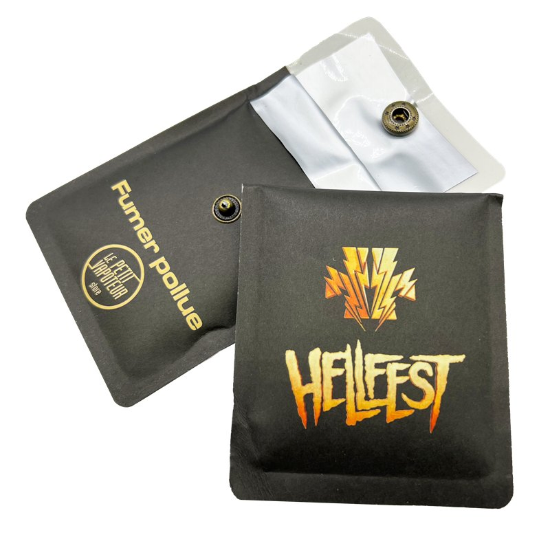 New Design Portable Pocket Ashtray Bag Pouch Custom Printed Logo Ash Bag