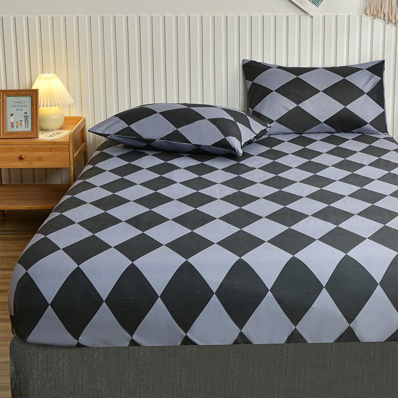 King & Queen Sheet Set 4PCS Bed Linen & Pillowcases Cooling Quilt Cover Stain Resistant