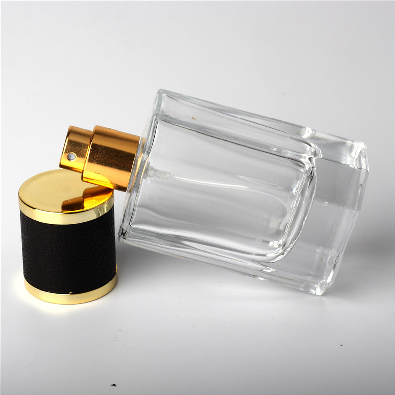 40ml Spray Bottle with PU Cap Empty Glass Perfume Bottle