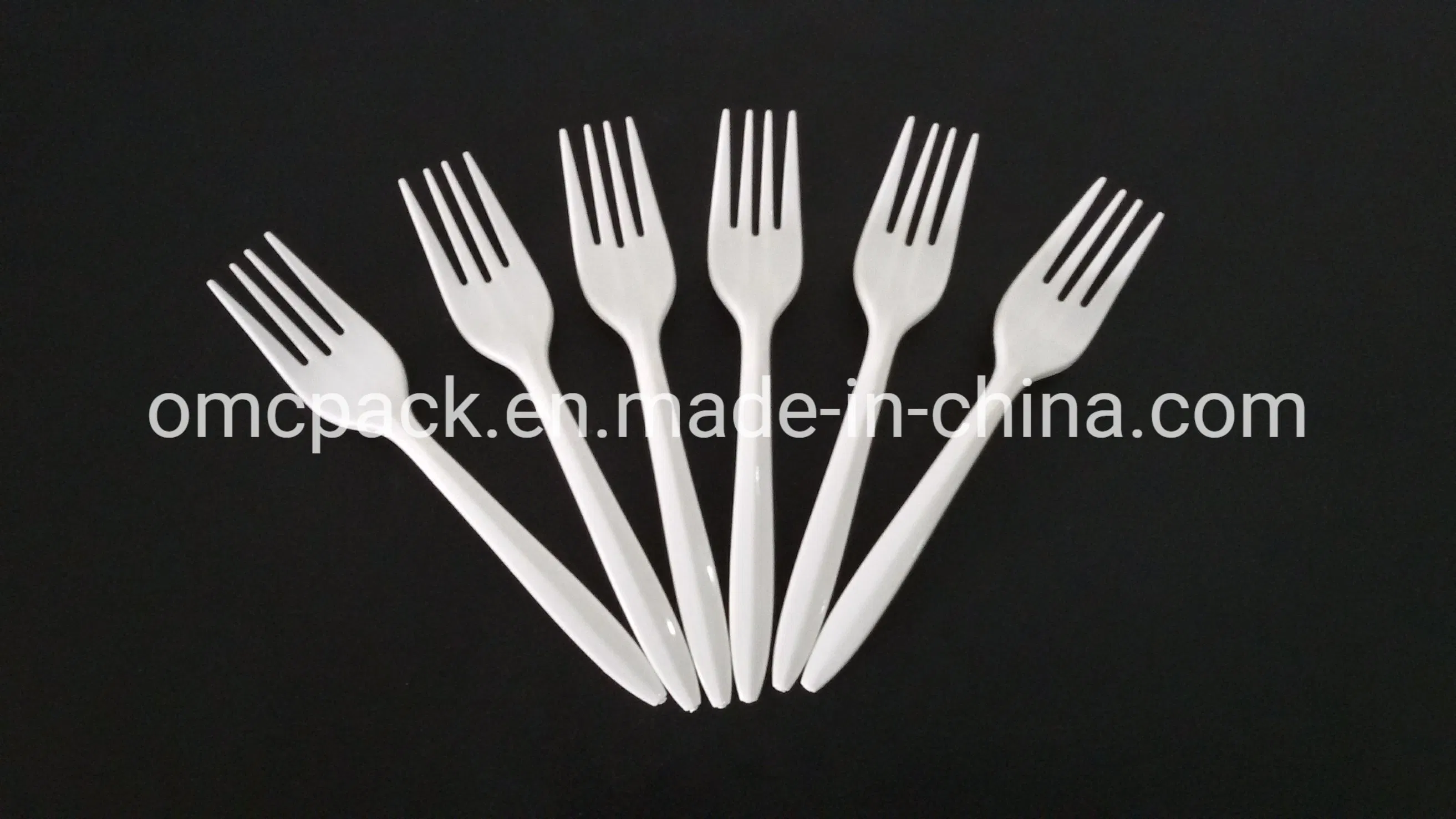 White PP Plastic Fork for Tableware