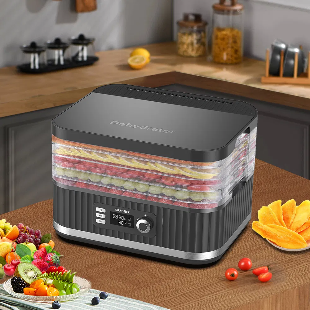 High-Power Food Dehydrator with Adjustable Timer and Temperature
