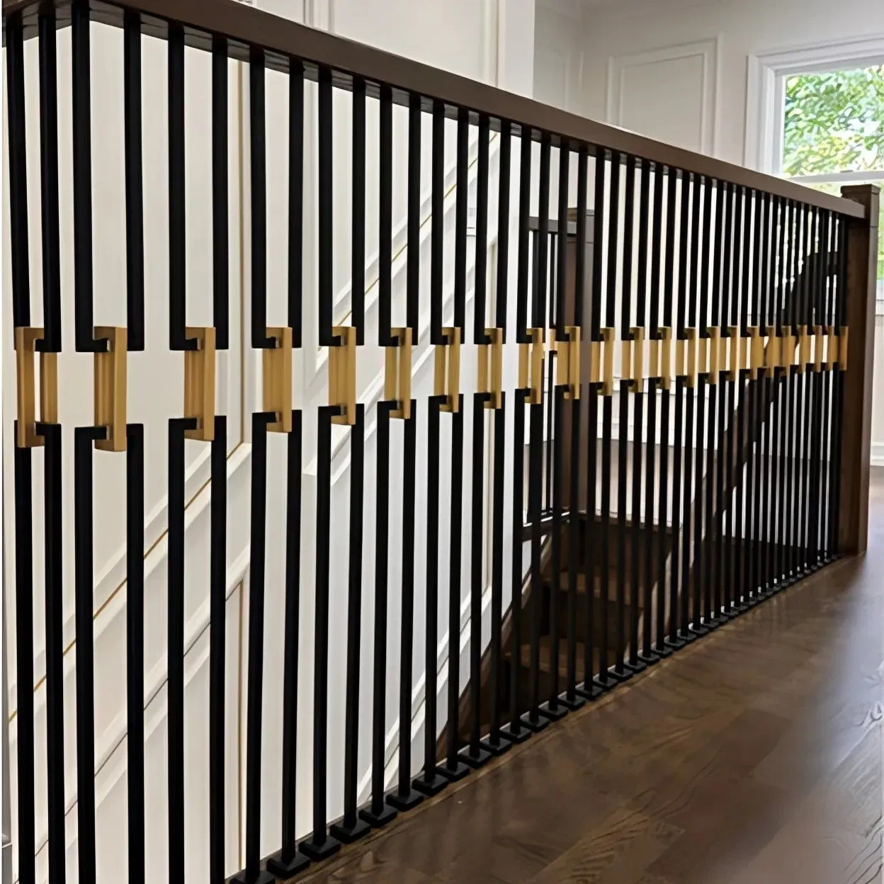 New Style 44-Inch Metal Balustrade Designs Staircase Accessories for The Apartment