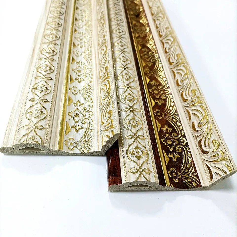 Cornice Moulding Hot Selling Arab Ceiling Cornice Polyurethane PS Mold Frame Line Decoration Cornice Moulding