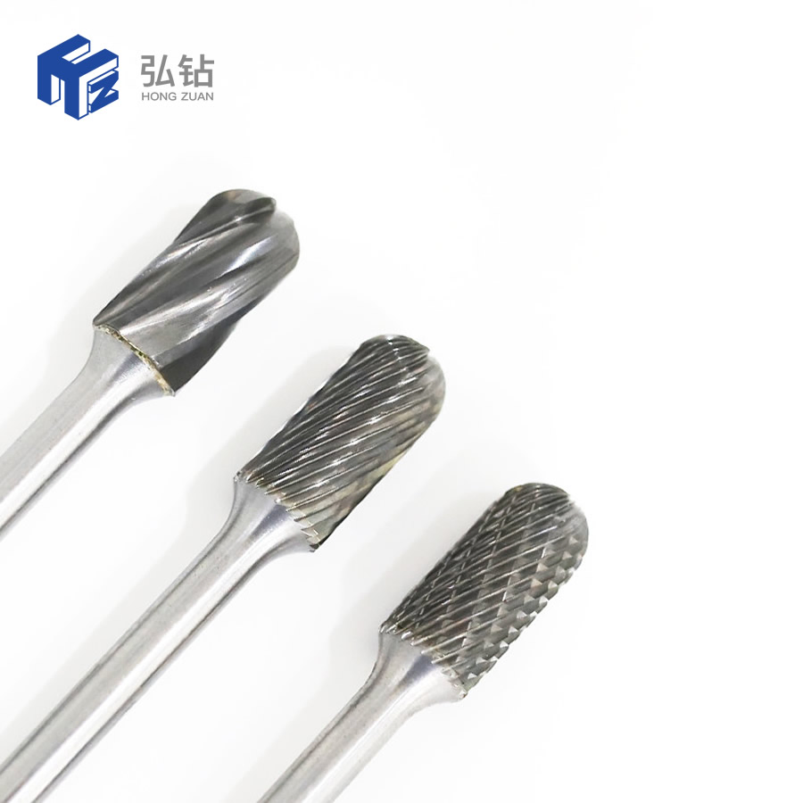 Твердосплавная фреза цилиндрическая с закругленным торцом