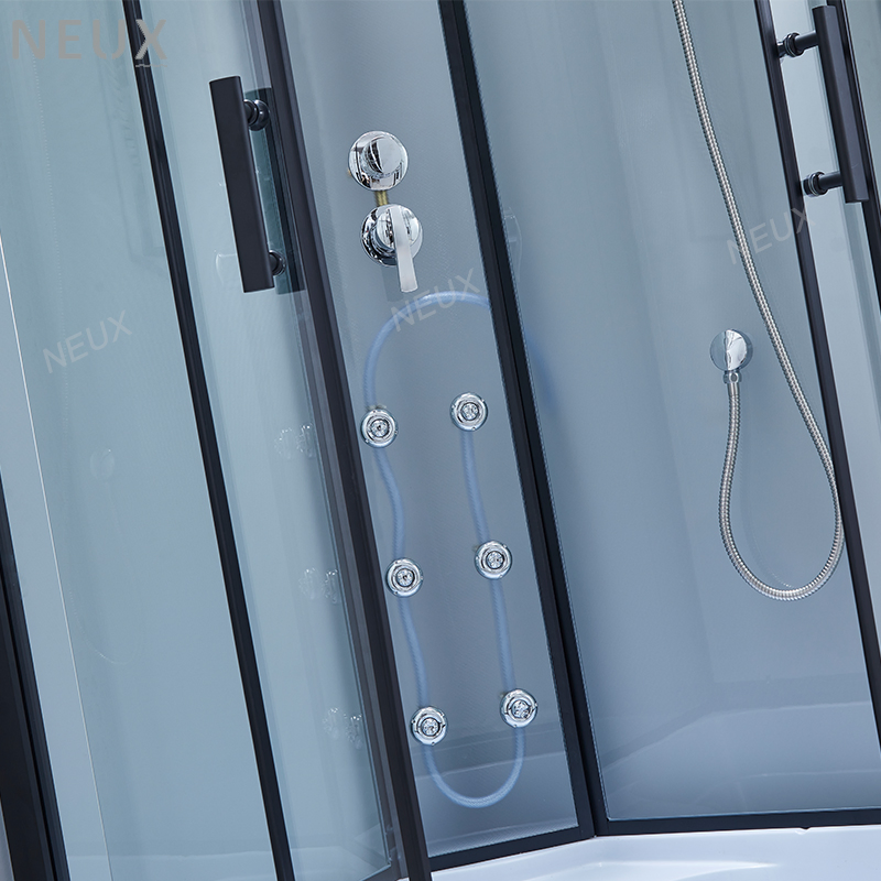 Wholesale Corner 5mm Tempered Glass Bathroom Shower Enclosure with Tray
