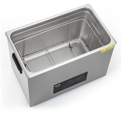 Laboratory Single Frequency-Digital Ultrasonic Cleaner Sonicator Bath 40kHz, 30L Ultrasonic Cleaning Machine for Parts